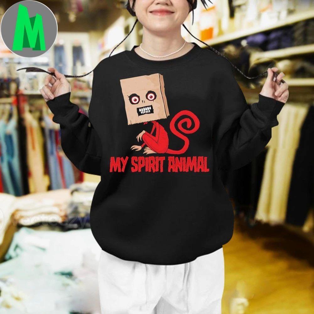 Stay Weird Sack Monkey Maniacal Monkey Spirit Animal Shirt