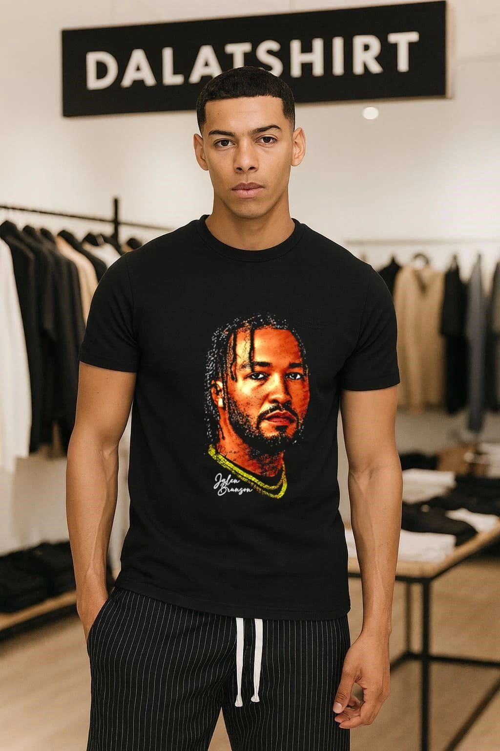 Jalen Brunson Portrait T-Shirt