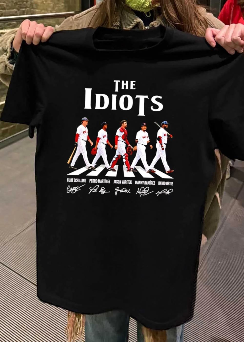 The Idiots Curt Schilling Pedro Martinez Jason Varitek Manny Ramirez David Ortiz shirt