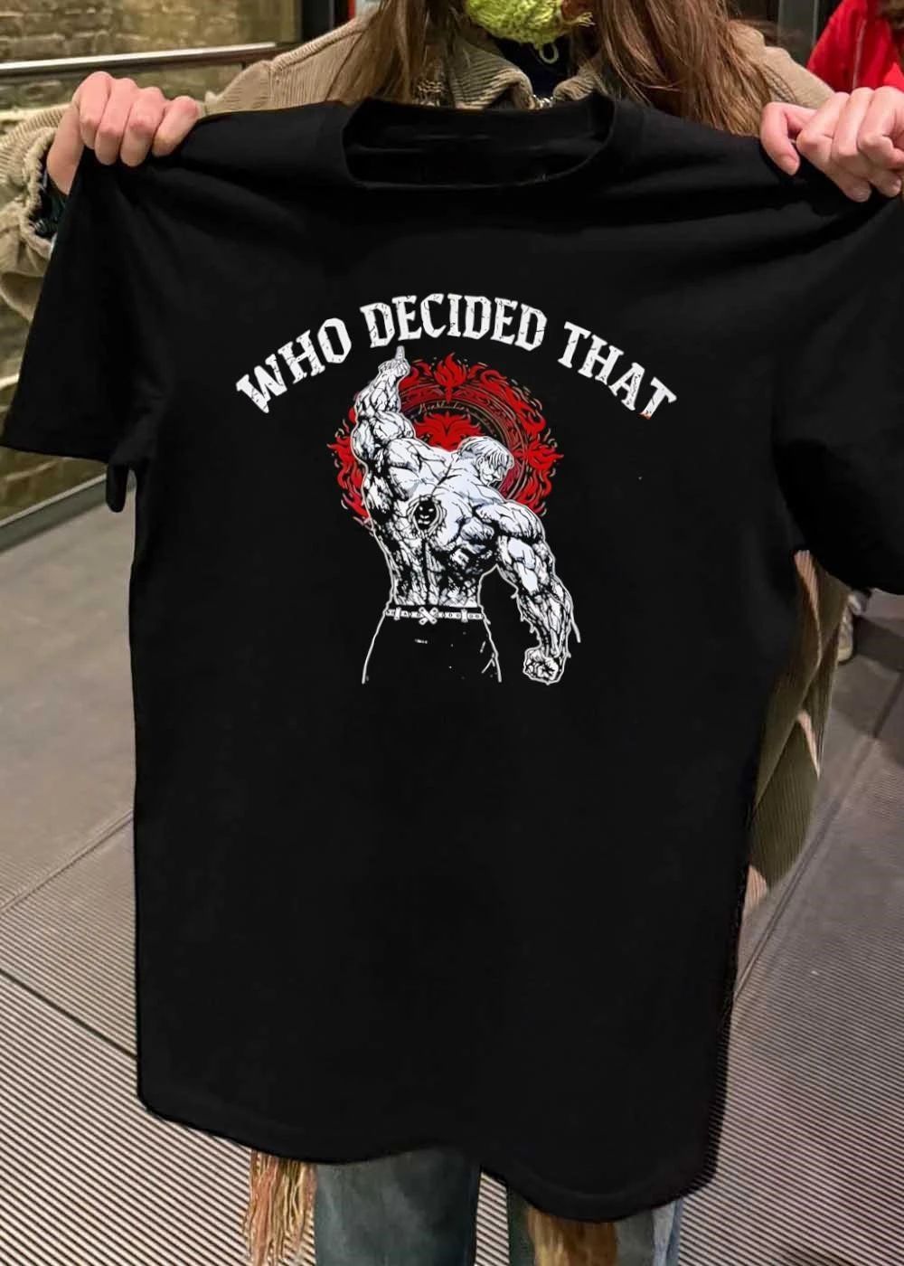The Lion Sin of Pride Escanor Who Decided That Anime T-Shirt