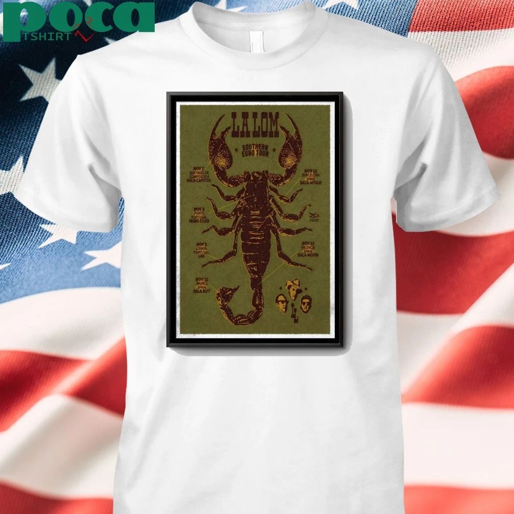 Lalom Europe Tour 2025 Poster shirt