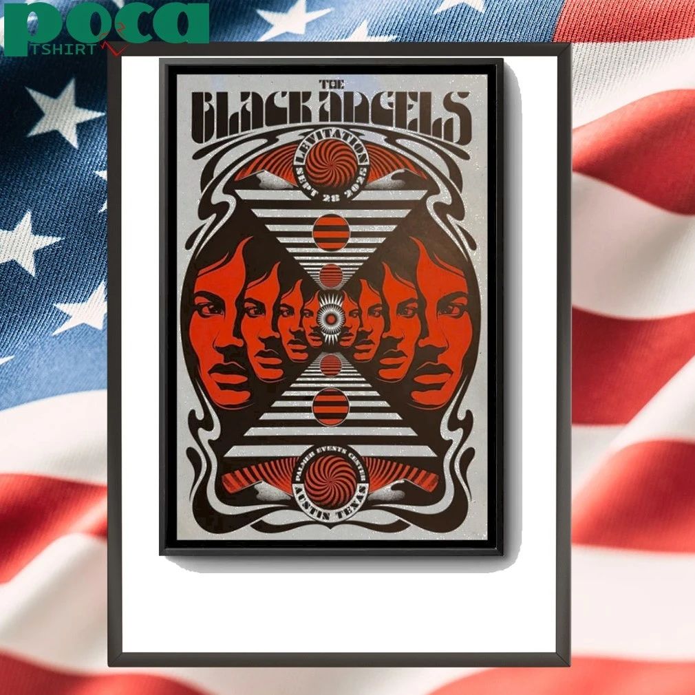 The Black Angels Sept 28 2025 Austin Texas New Poster shirt