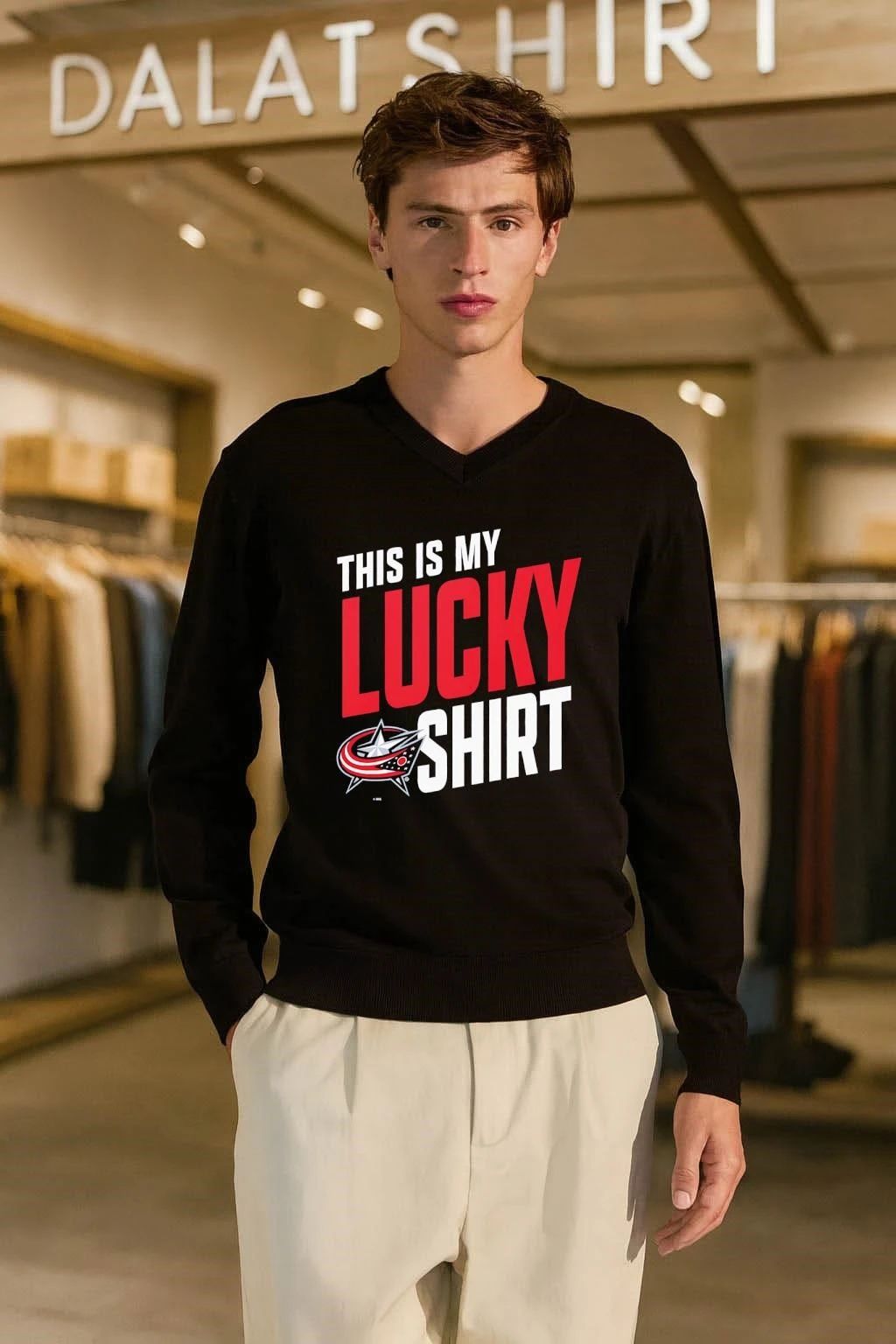 Columbus Blue Jackets This Is My Lucky hockey 2026 shirt