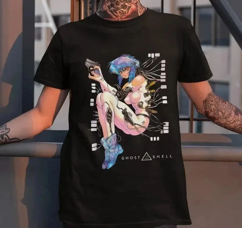 Ghost Shell Anime Tee Unisex T-shirt, Sweatshirt, Hoodie (1)