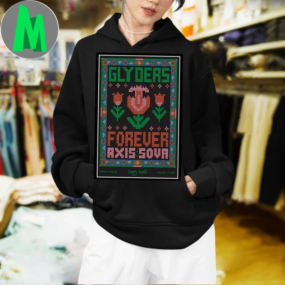 Glyders Empty Bottle Chicago Nov 22 2025 Poster Shirt