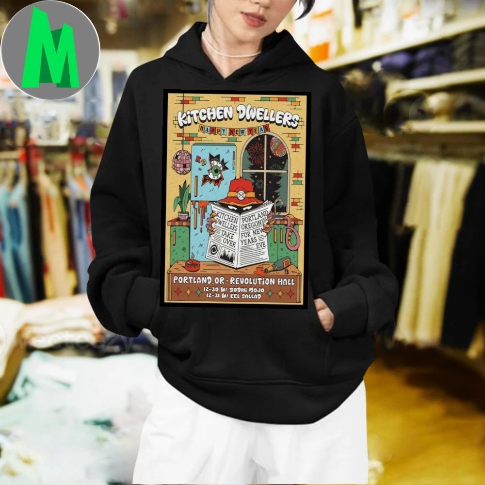 Kitchen Dwellers NYE 2025 Shows In Portland OR Poster Shirt