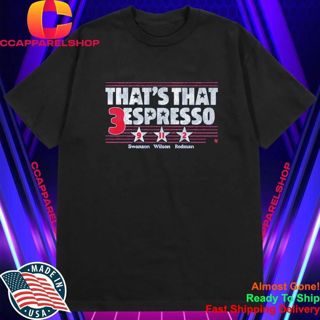 Mallory Swanson, Trinity Rodman, & Sophia Wilson That’s That 3 Espresso Shirt
