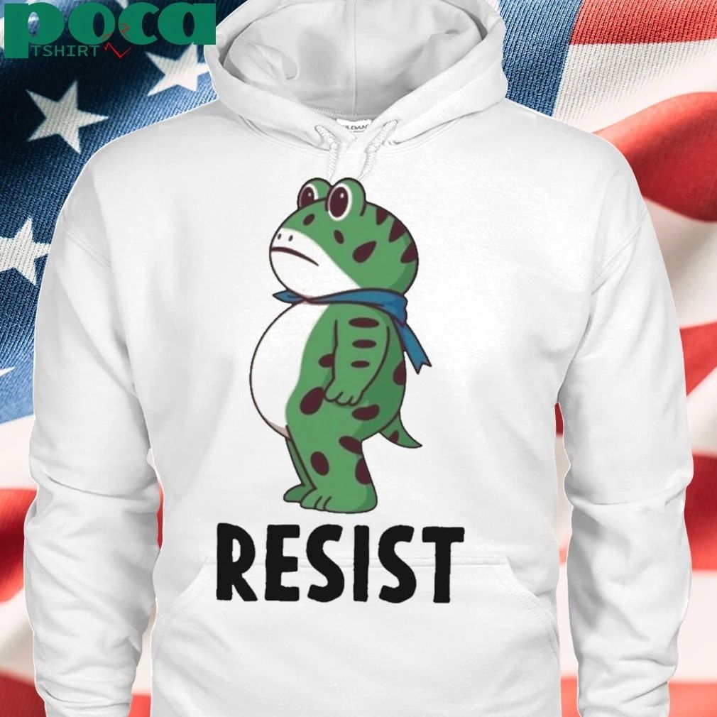 Resist Portland Frog T-Shirt Cartoon T-shirt