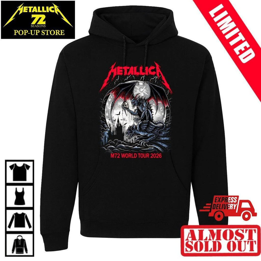 Metallica M72 Tour Bologna June 3rd 2026 Official Pop-Up Shop T-Shirt