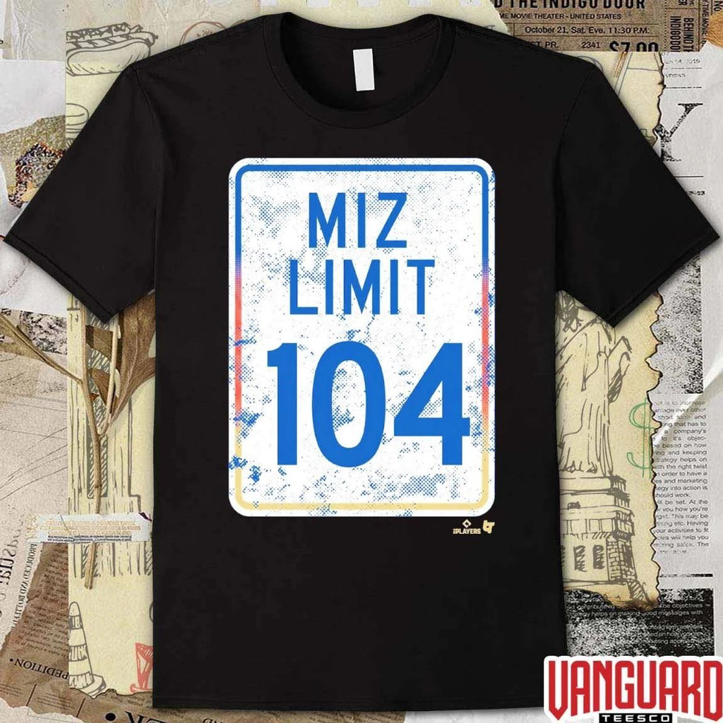 Jacob Misiorowski Miz Limit 104 Milwaukee Brewers MLB t-shirt