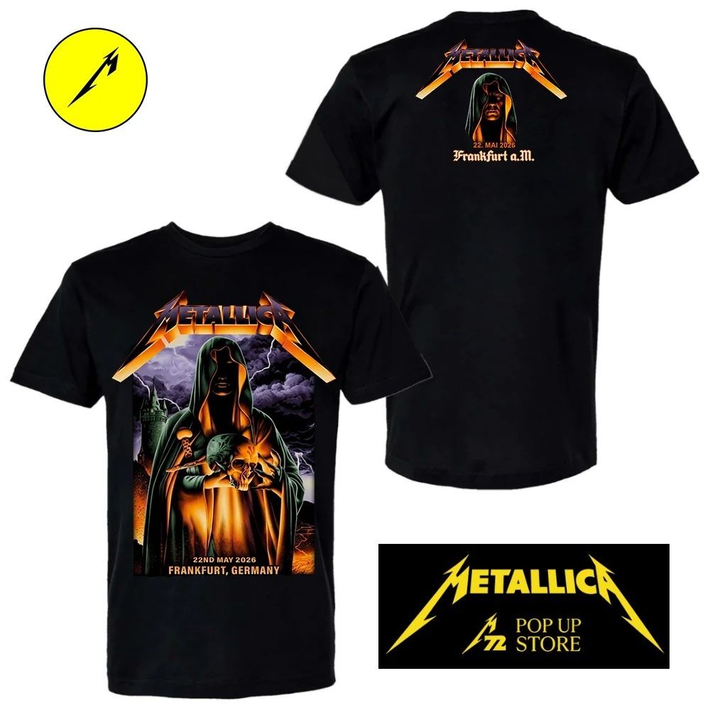 Metallica Frankfurt Event T-Shirt Two Sided
