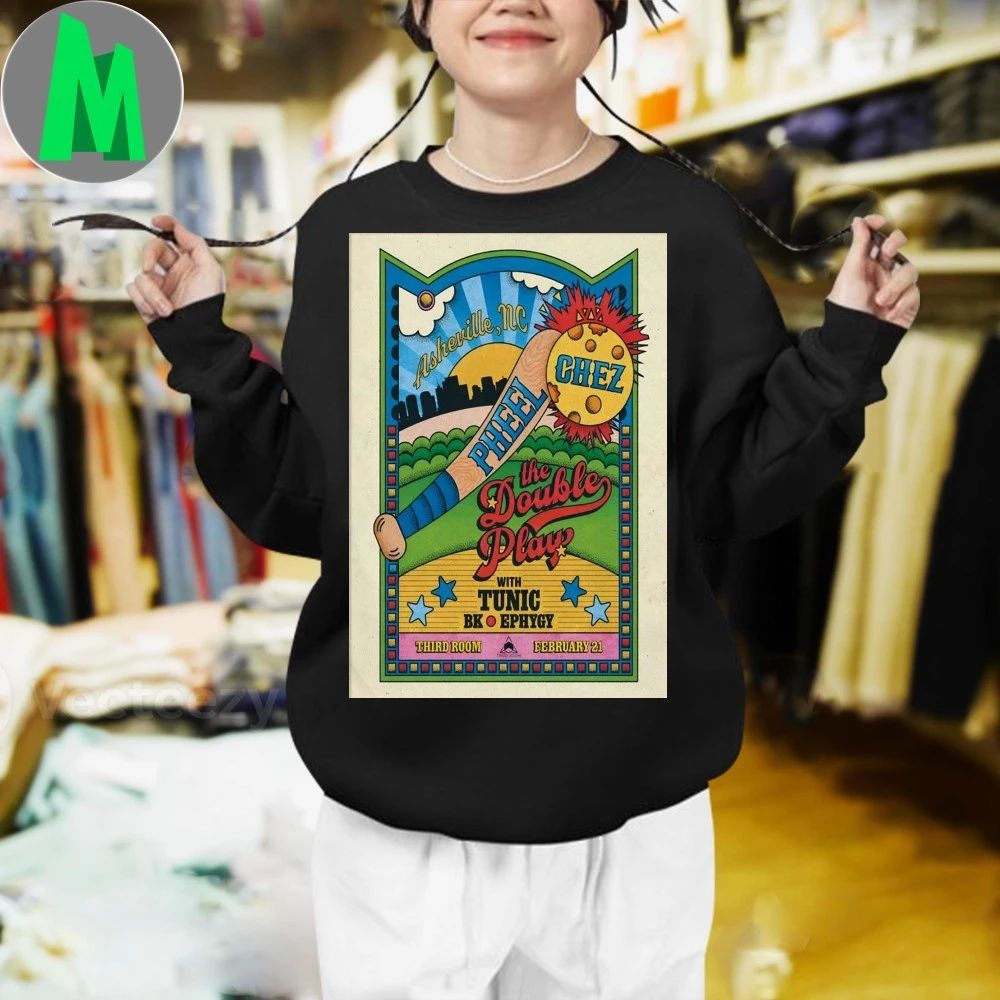 Original Pheel And Chez Third Room Asheville Nc Feb 21 2026 Poster T-Shirt