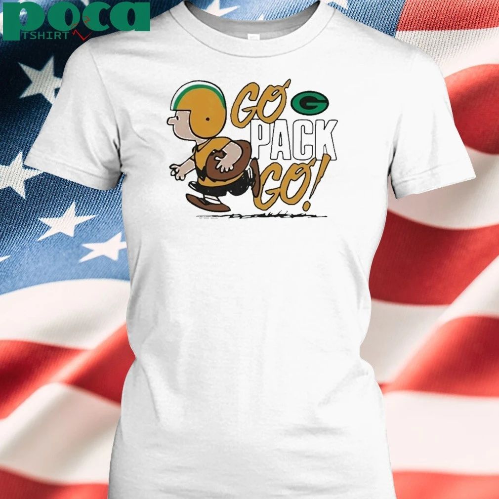 Green Bay Packers X Peanuts 2025 Go Pack Go shirt
