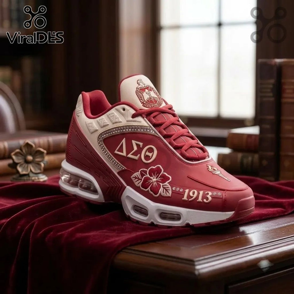Delta Sigma Theta Red Edition Air Max Plus Sneakers