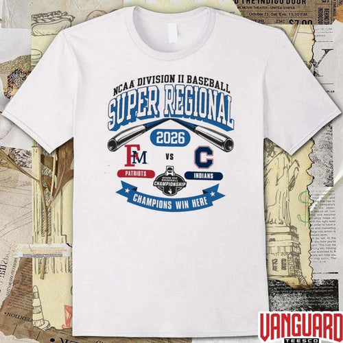 2026 NCAA Division II Baseball Super Regional Catawba Patriots Vs Indians Champions Win Here t-shirt