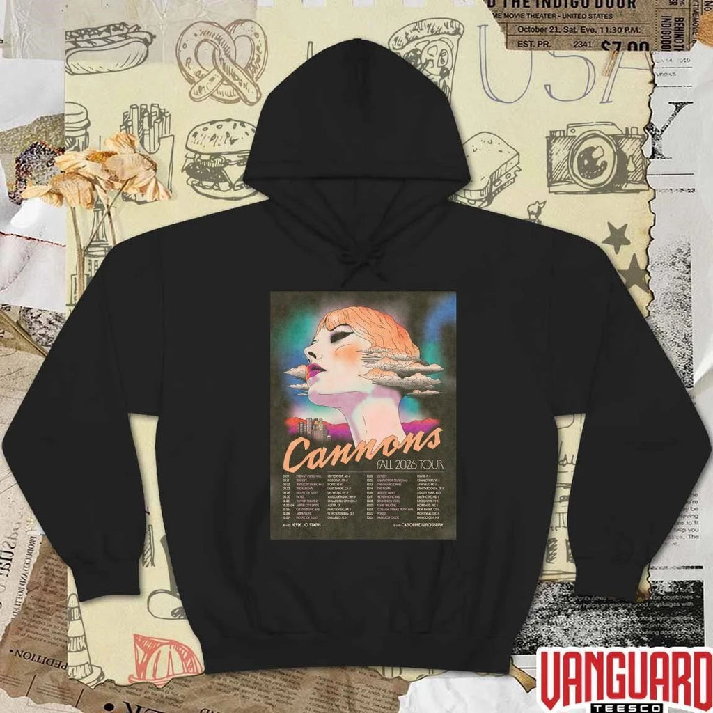 Everything Glows Tour Cannons Fall 2026 Poster t-shirt