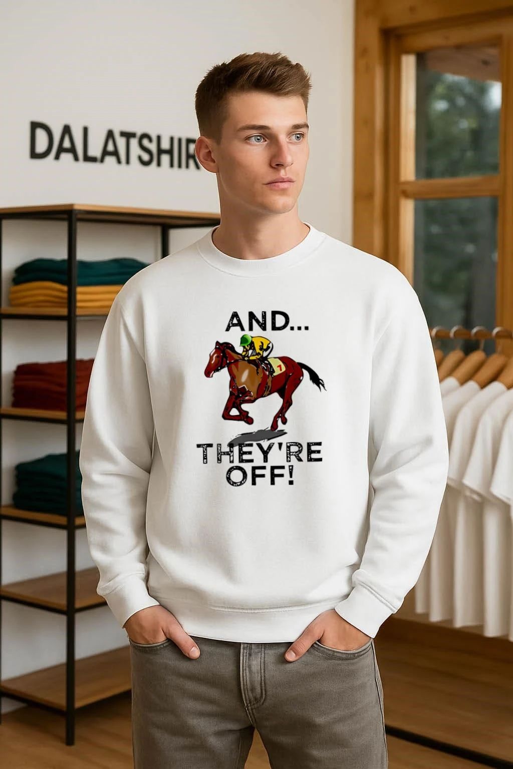 And They’re Off T Funny Horse Racing Gambling Gift shirt
