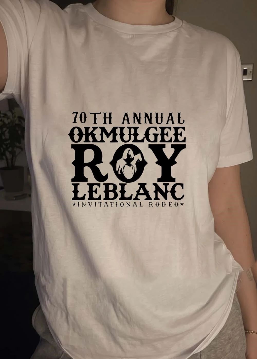 70th Annual Okmulgee Roy Leblanc Invitational Rodeo shirt