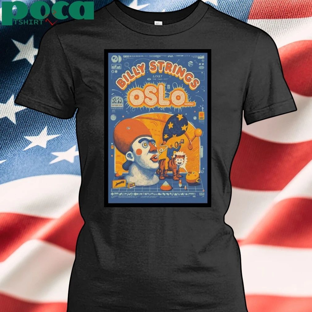 10.03.2025 Oslo, Norway Billy Strings Poster Shirt