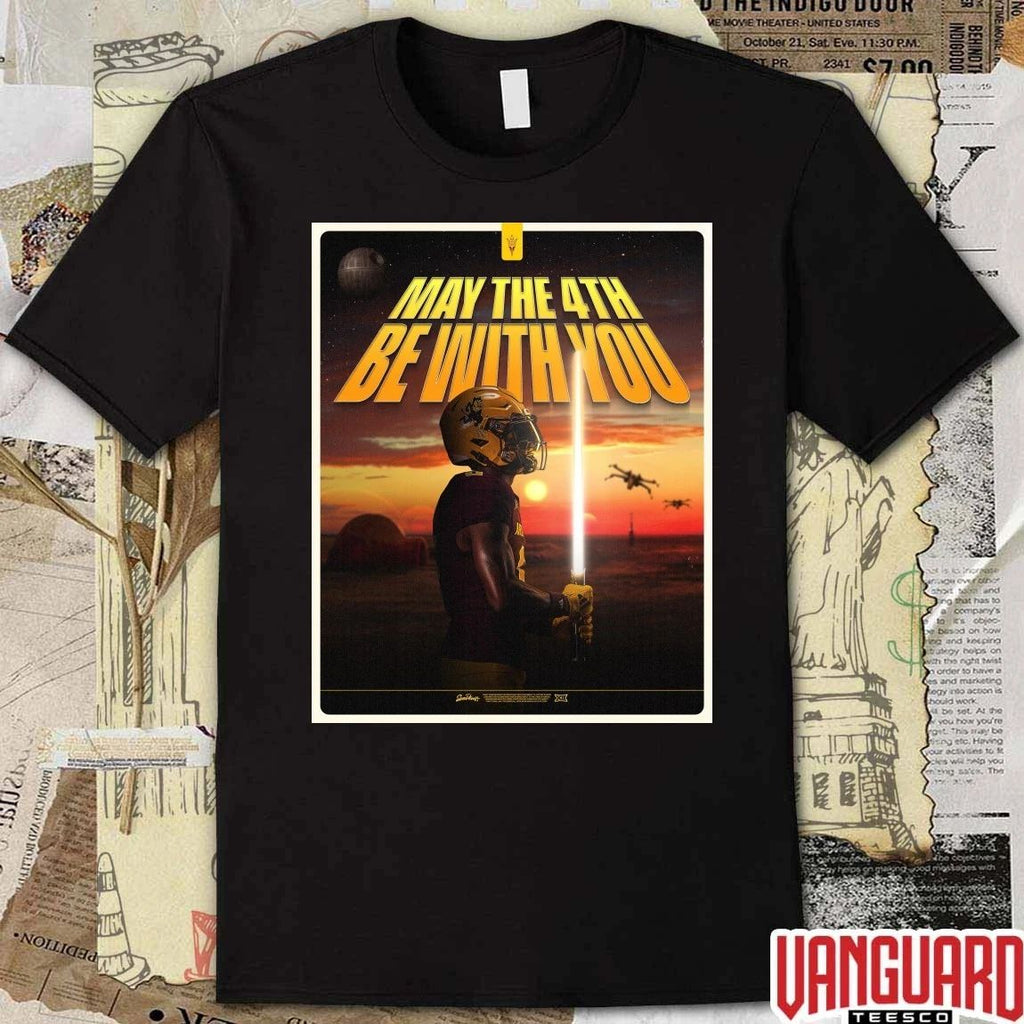 Arizona State Sun Devil Football 2026 May The 4th Be With You Poster t-shirt