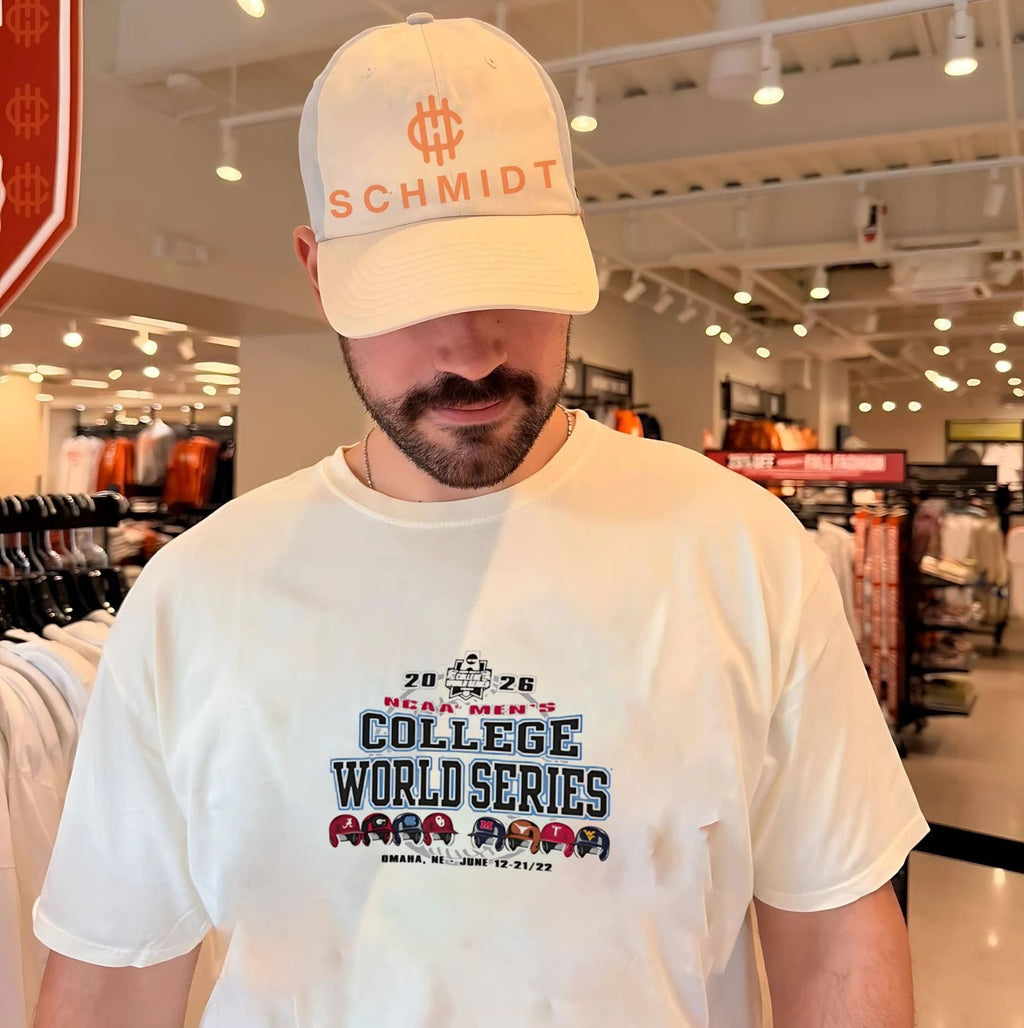 2026 NCAA Baseball Men’s College World Series Champions helmet shirt