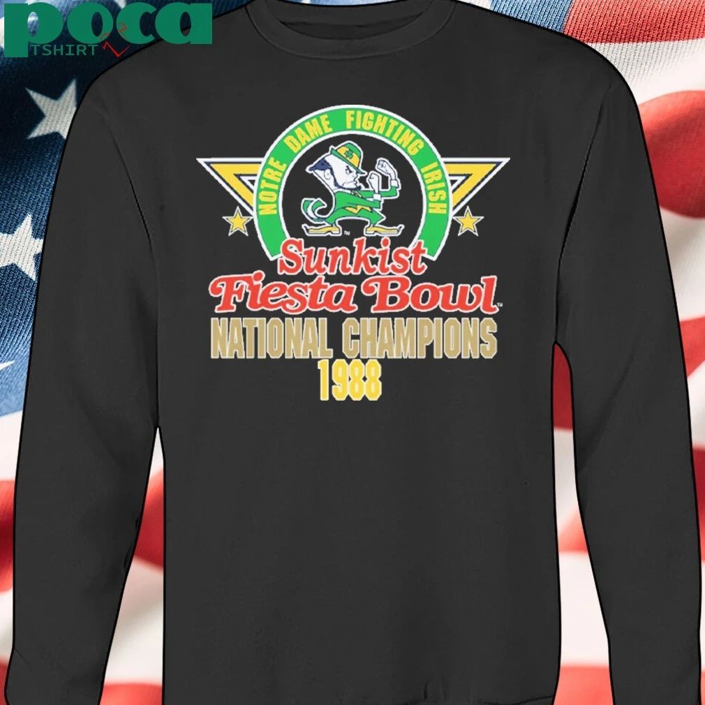 1988 Notre Dame Sunkist Fiesta Bowl Shirt