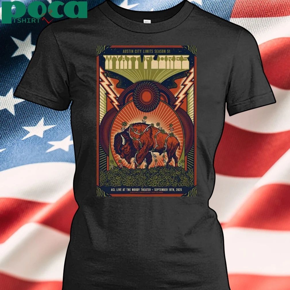 Wyatt Flores Sep 19 2025 Tour Moody Center in Austin Poster T-shirt