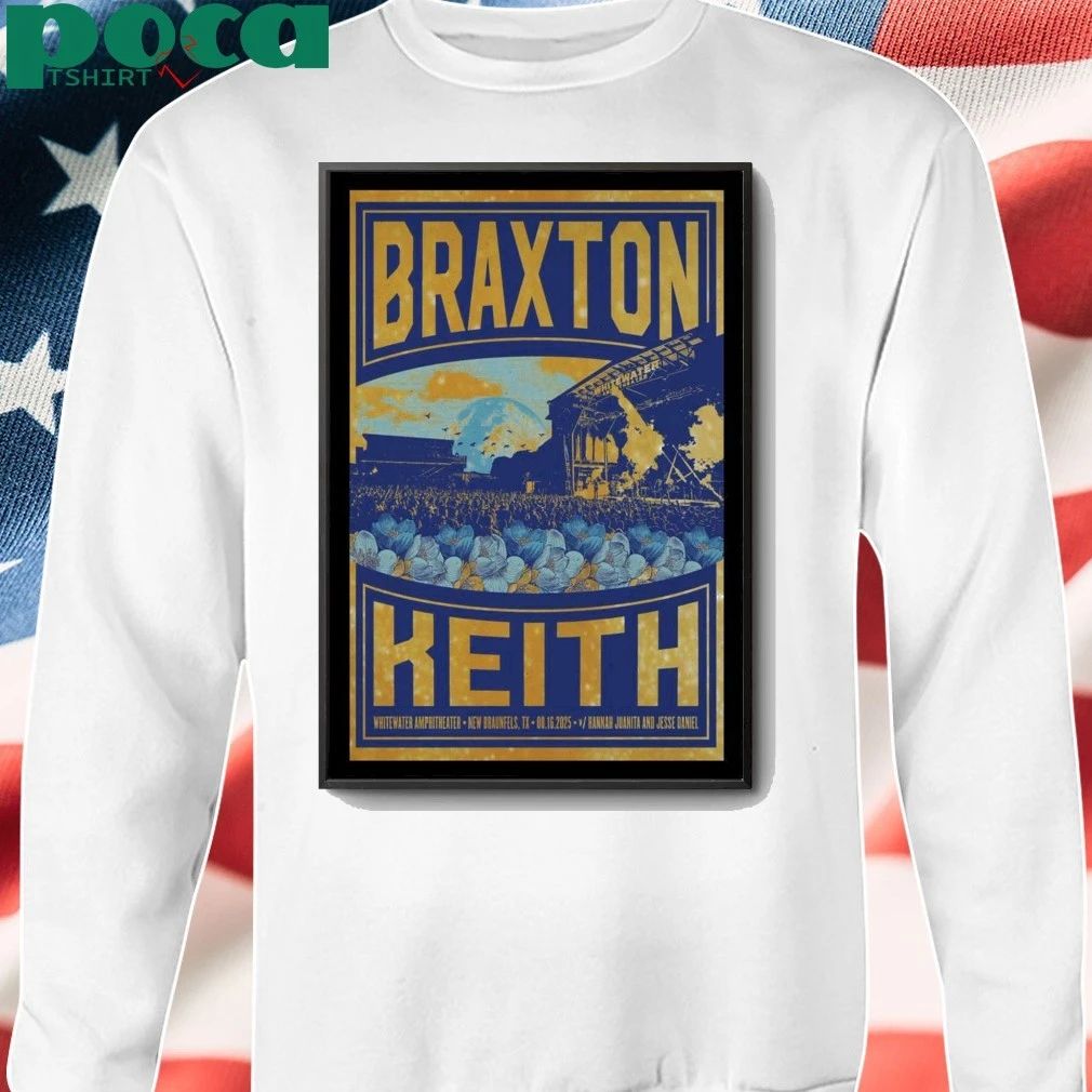 Concert New Braunfels, TX 2025 Braxton Keith Poster shirt