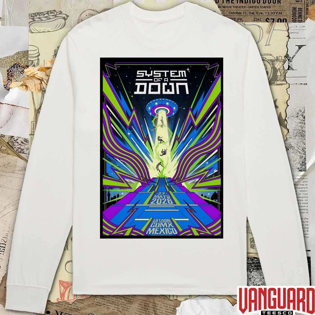 System Of A Down May 27-28 2026 Mexico City Poster t-shirt