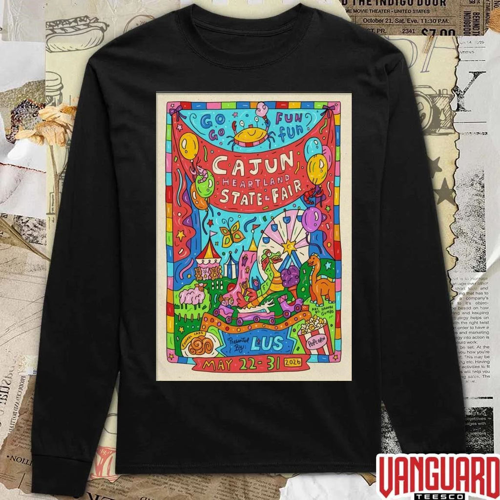 Go Go Fun Fun The Cajun Heartland State Fair May 22-23, 2026 Poster t-shirt