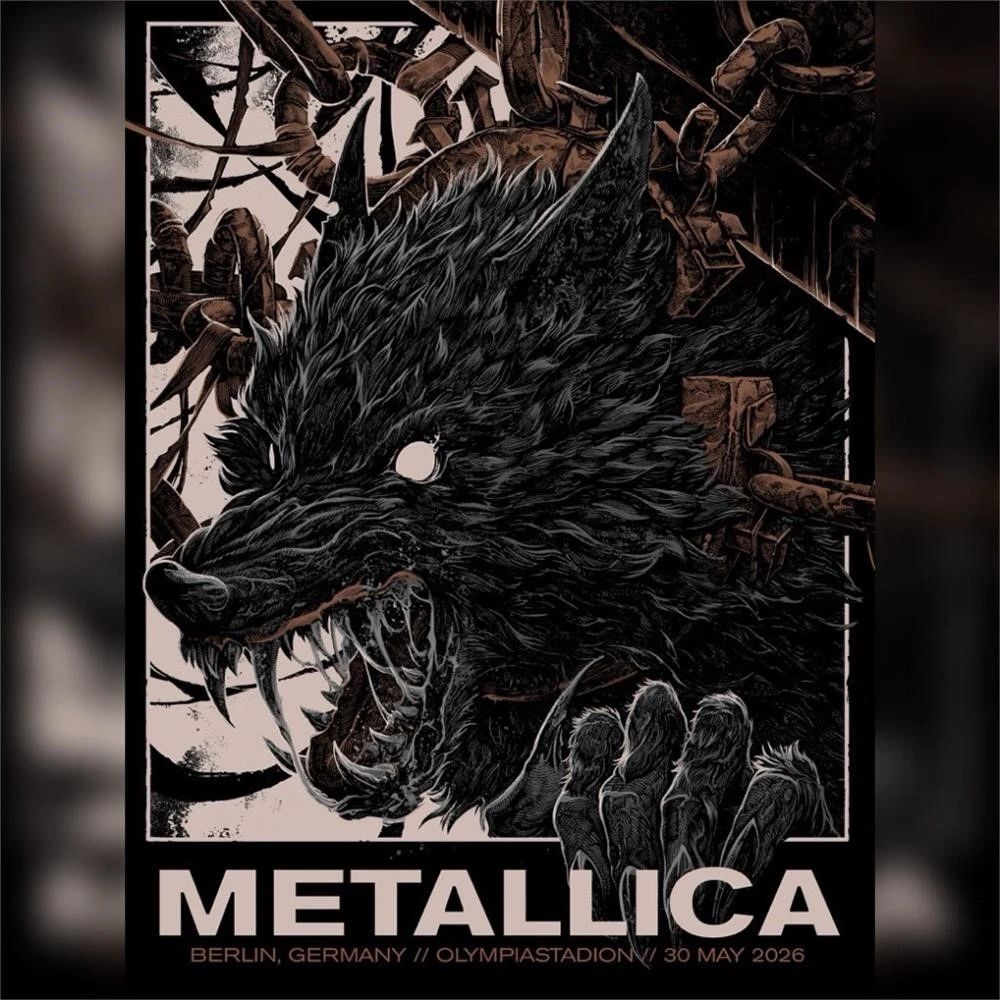 Metallica M72 Berlin Germany May 30, 2026 Poster Art By Collin Estrada Pop-Up Shop