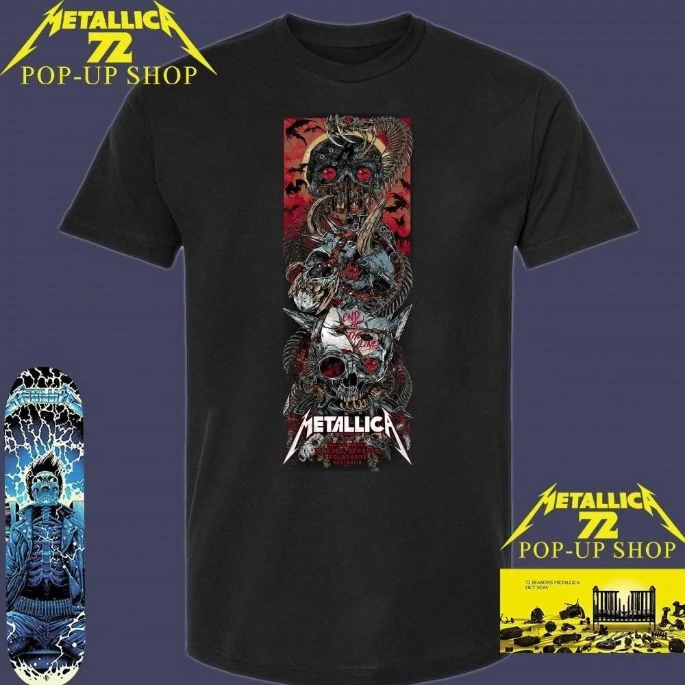 Metallica M72 Melbourne Australia November 8 2025 Art Rhys Cooper Merch T-Shirt