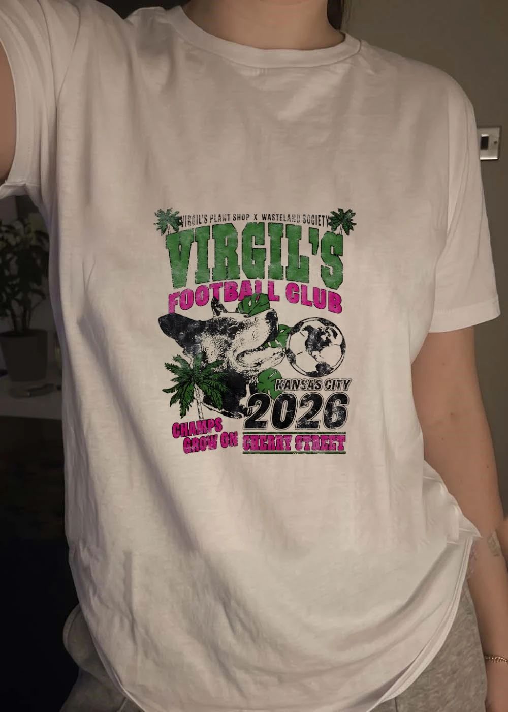 Virgil’s Plant Shop X Wasteland Society Virgil’s Football Club Kansas City 2026 shirt