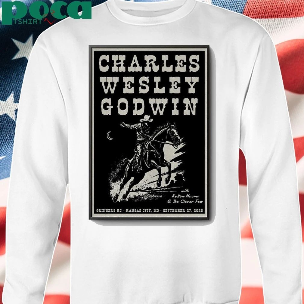 Charles Wesley Godwin Sept 27 2025 Grinders KC Kansas City, MO Poster shirt
