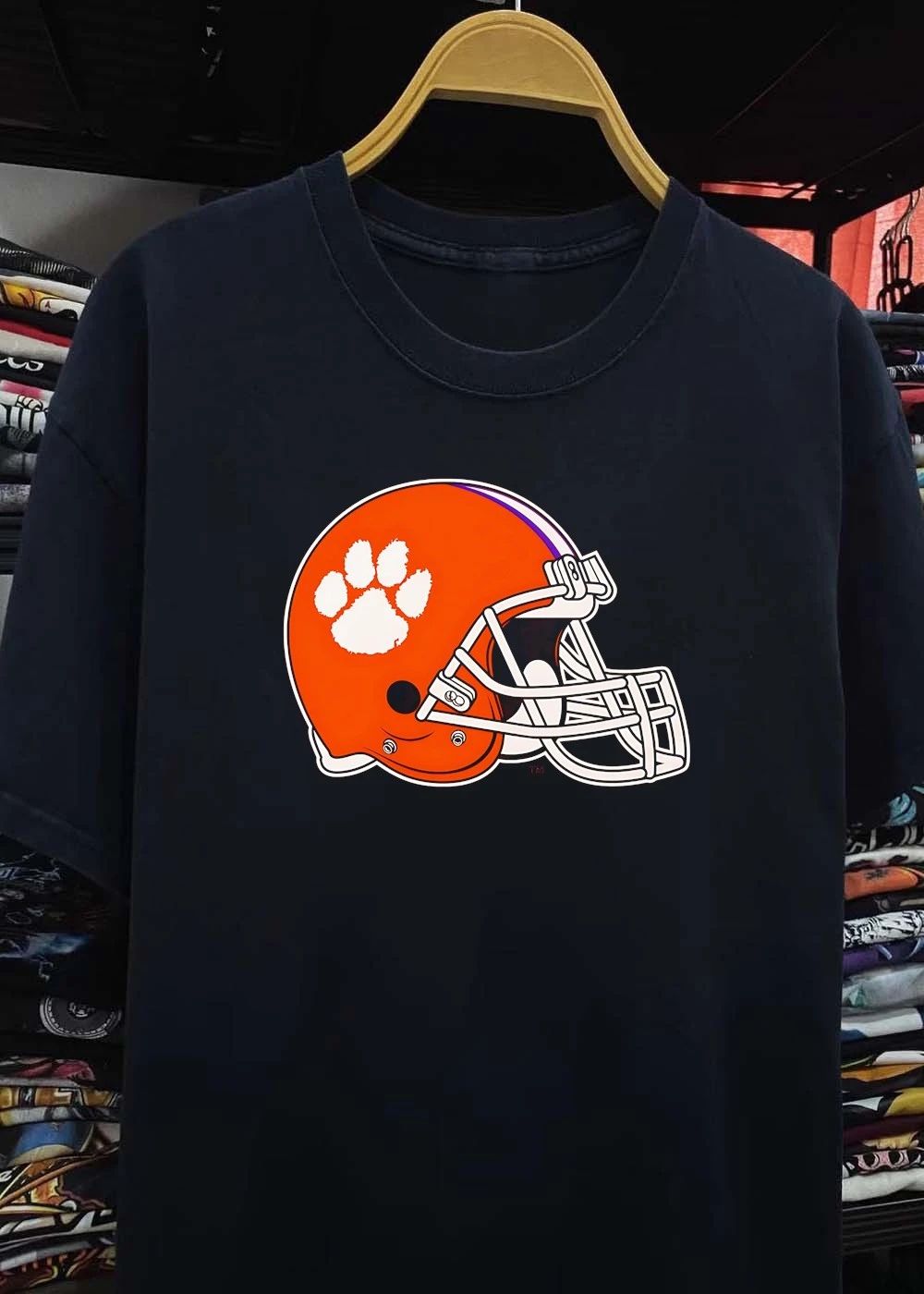 Clemson Tigers American Football helmet shirt