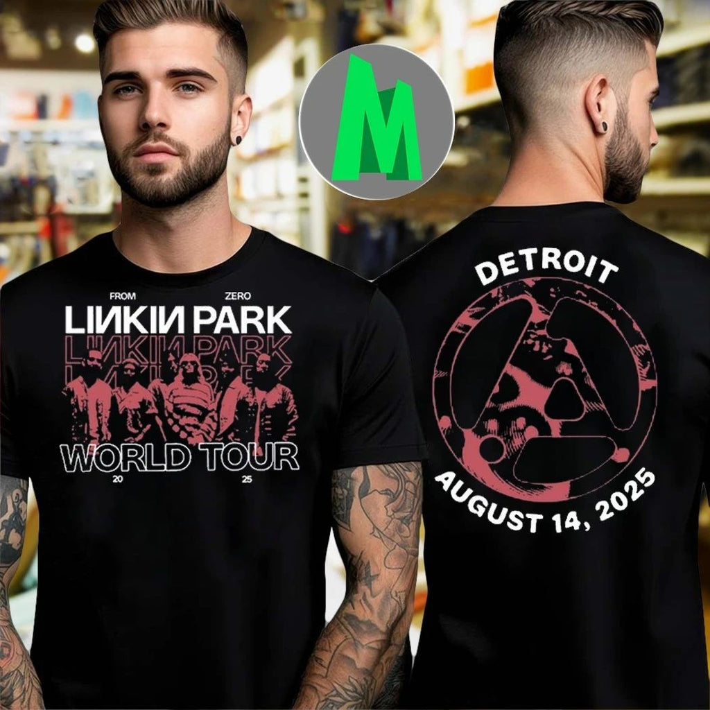 Linkin Park Tour Detroit 2025 T-Shirt