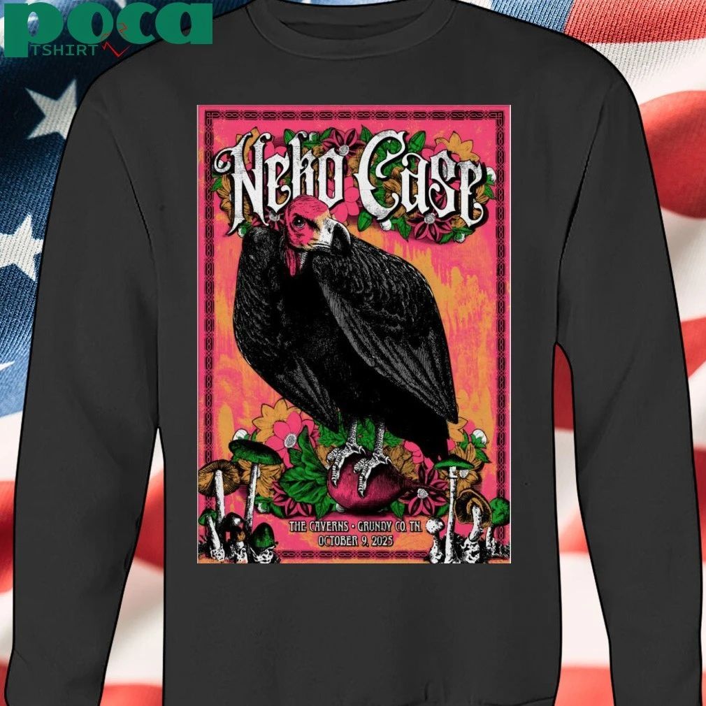 Neko Case Oct 9 2025 The Caverns in Pelham TN Poster T-shirt