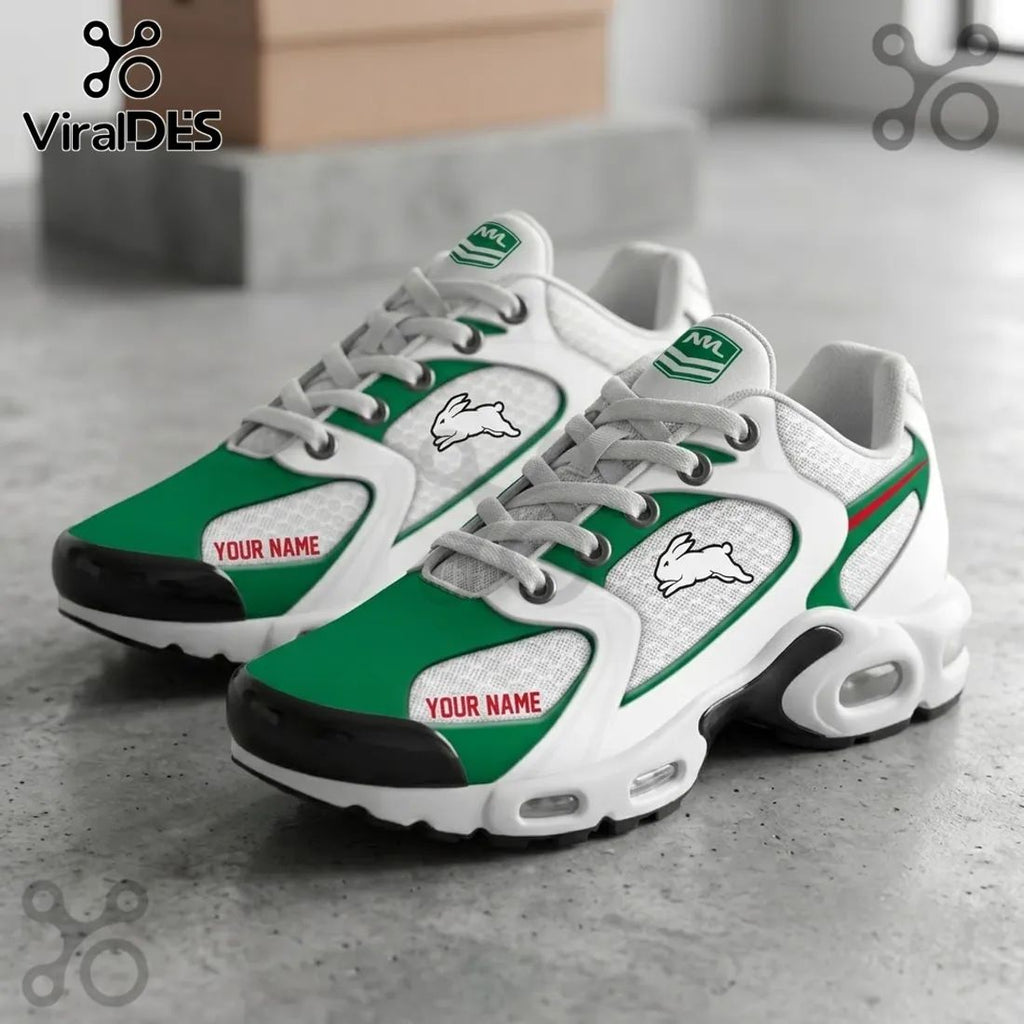 South Sydney Rabbitohs Green White Air Max Plus Sneakers