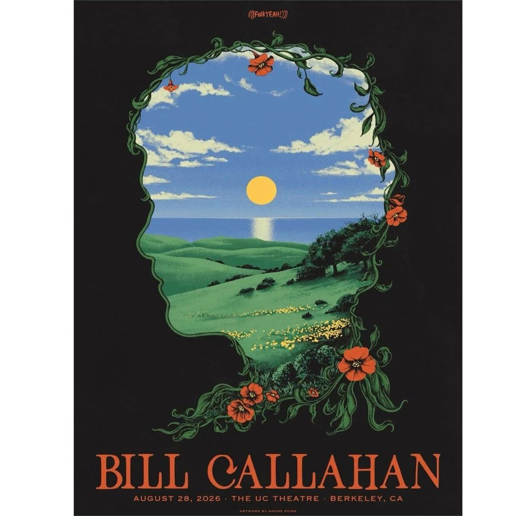 Bill Callahan August 28 2026 The UC Theatre Berkeley, CA Concert Tour Poster