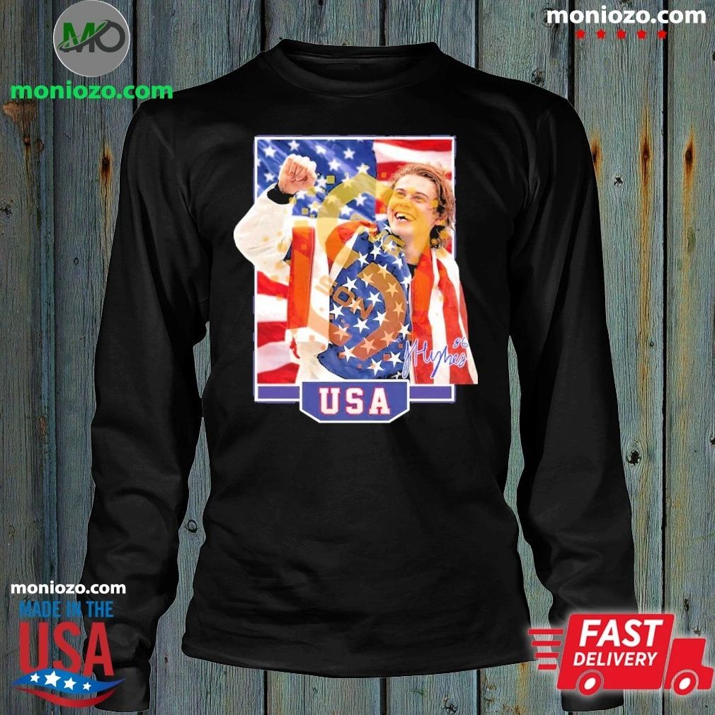 Jack Hughes USA Hockey Shirt