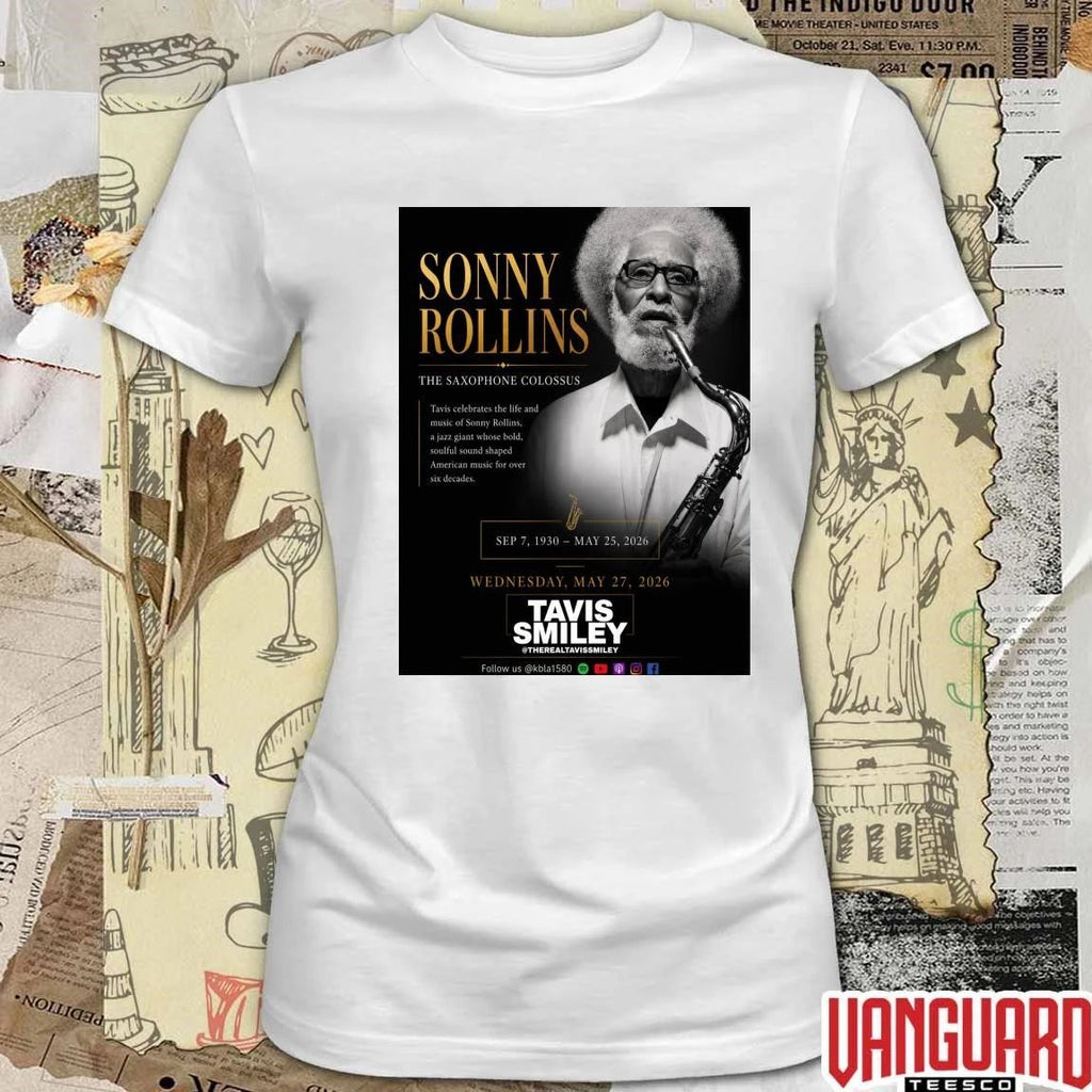 Sonny Rollins The Saxophone Colossus September 7 1930 – May 25 2026 Poster t-shirt
