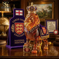 Three Lion England National Heritage Crown Royal Whiskey Lion Bottle
