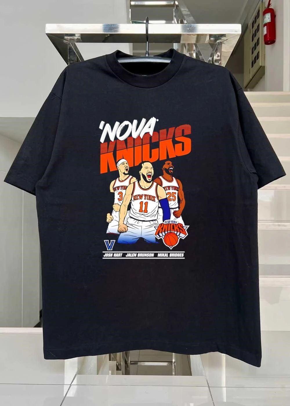 Nova Knicks Josh Hart Jalen Brunson Mikal Bridges Villanova Basketball Team shirt