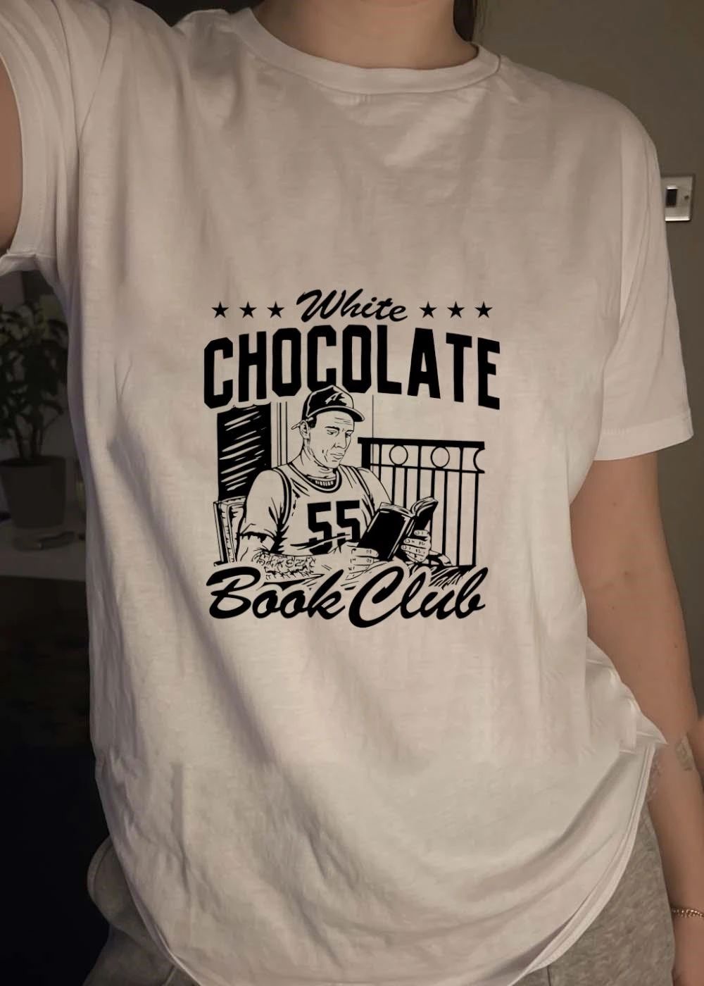 White Chocolate Book Club Jason Williams Reading Basketball T-Shirt