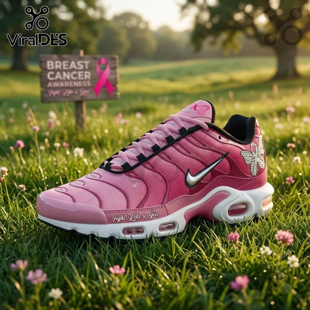 Breast Cancer Awareness Fight Like A Girl Air Max Sneakers