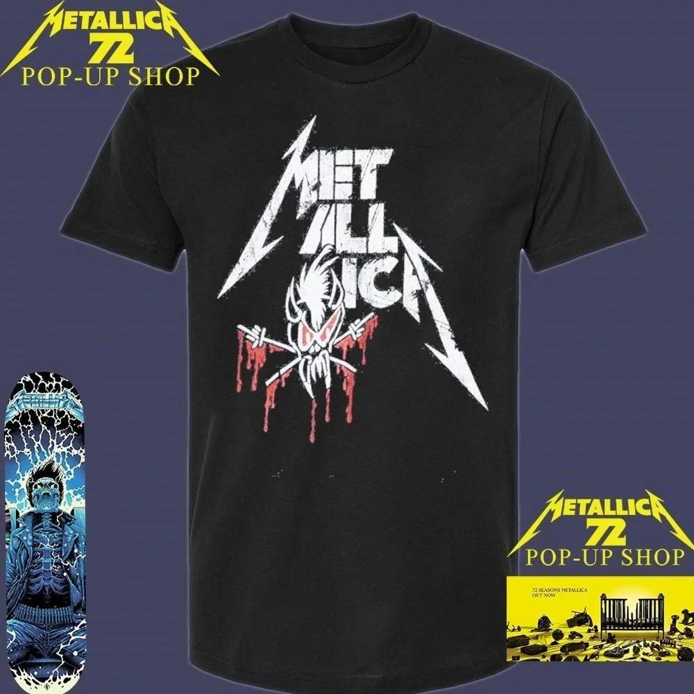 Metallica M72 World Tour Art Bloody Scary Pop-Up Shop T-Shirt