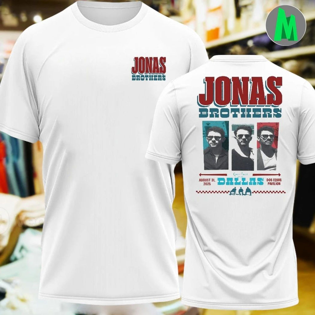 Jonas Brothers Aug 31, 2025 Dos Equis Pavilion, Dallas, TX Shirt