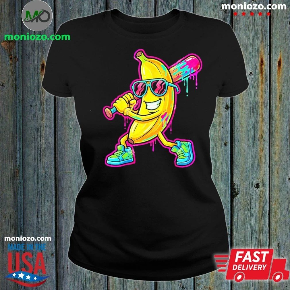 Original Banana Baseball Drip Ice Cream Shirt
