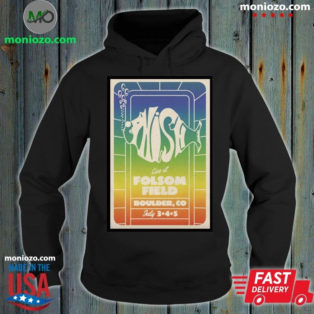 Original Phish On Jul 3-5 2025 In Boulder CO Tour Poster Shirt