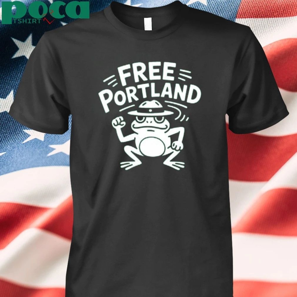 Portland Frog Against Resist Free Portland T-shirt